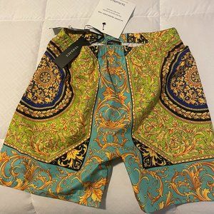 Versace Printed Swim Trunks w/ Tags
